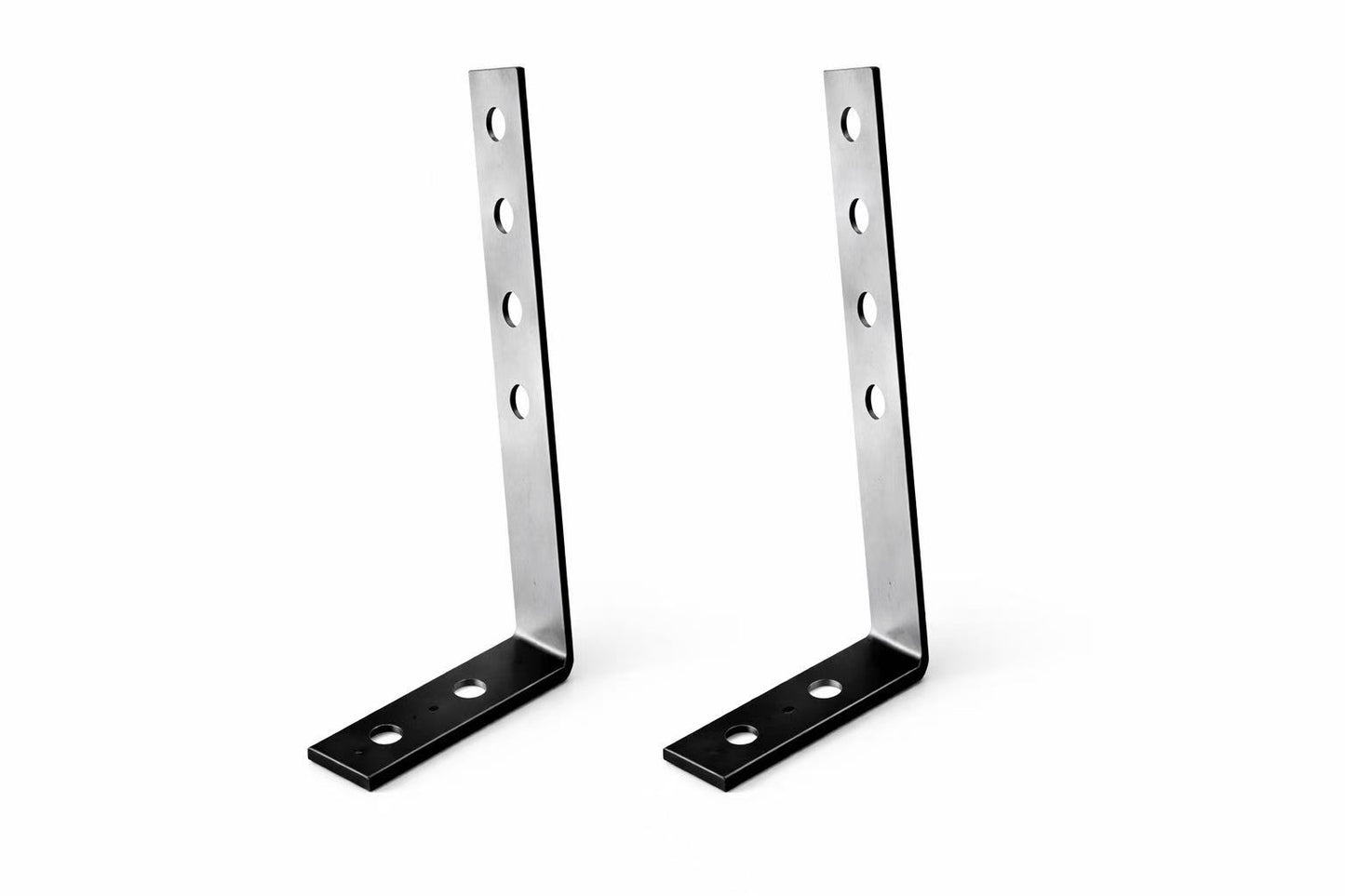 2 x Heavy Duty Steel Angle Bracket 200mm x 80mm – L Shape Mounting Support