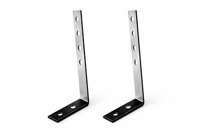 2 x Heavy Duty Steel Angle Bracket 200mm x 80mm – L Shape Mounting Support