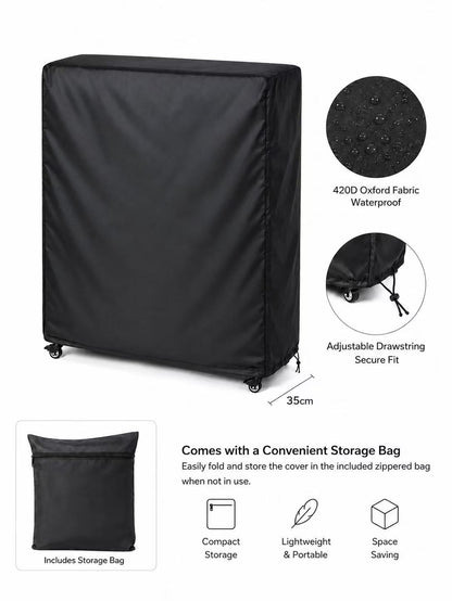 Waterproof & Dustproof 420D Oxford Fabric Folding Bed Cover with Storage Bag – Protective Cover for Rollaway Beds & Folding Mattresses