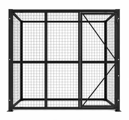 Welded Wire Mesh Storage Cage with Door & Lock Link – 3.80 SQM – 3340 × 1140 × 2040mm – 4 Walls