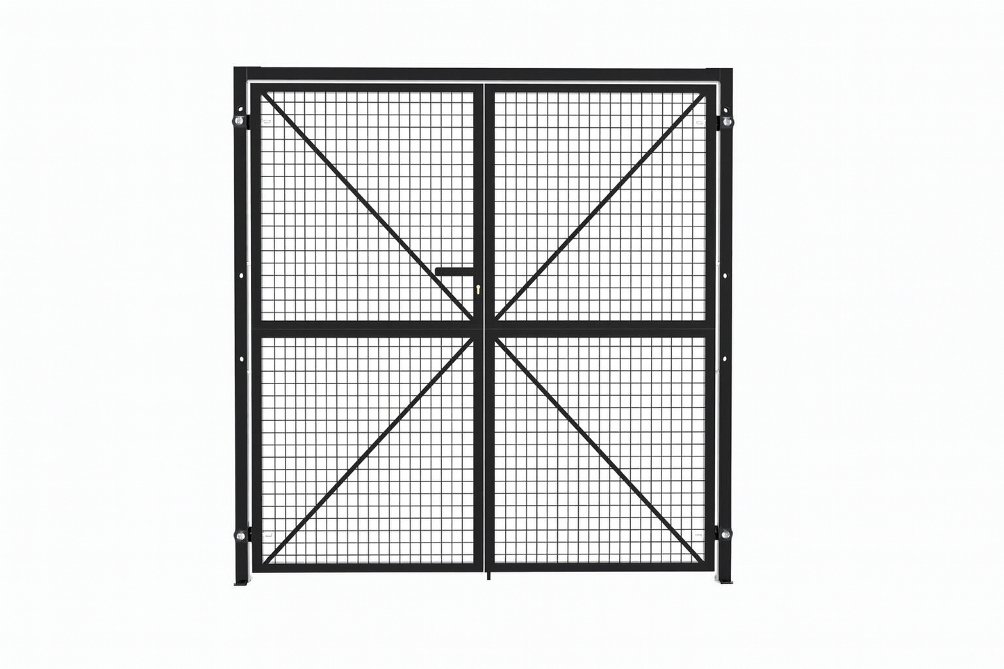 Mesh Wire Double Gate Complete Set with Gate Posts