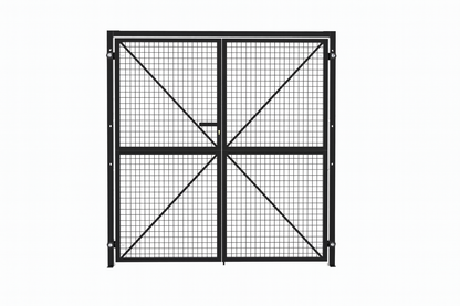 Mesh Wire Double Gate Complete Set with Gate Posts