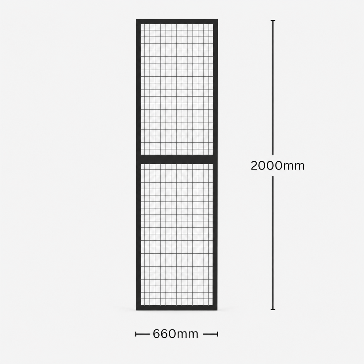 Welded Wire Mesh Fencing Panel 660mm L X 2000mm H