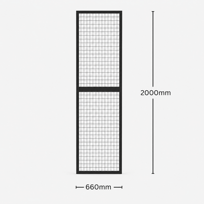 Welded Wire Mesh Fencing Panel 660mm L X 2000mm H