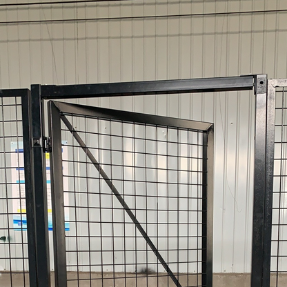 DIY Welded Wire Mesh Storage Cage with Door 19.4SQM - 3 Walls