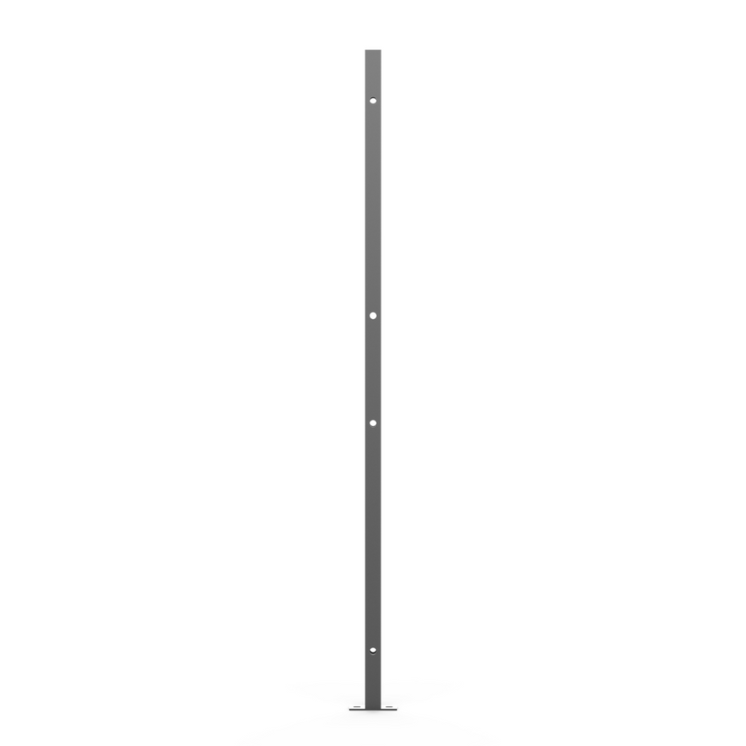 Starting Steel Post 40mm - End Post for Welded Wire Mesh Fencing Parti ...