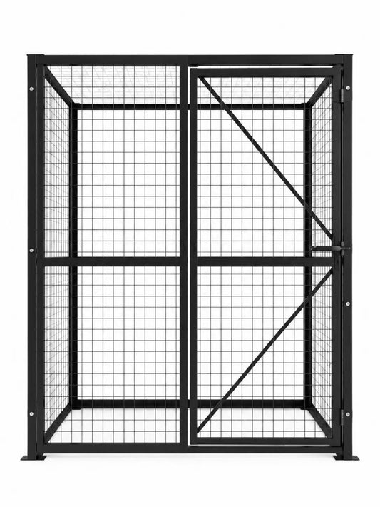 Welded Wire Mesh Storage Cage with Door & lock – 2.55 SQM – 2240 × 1140 × 2040mm – 4 Walls