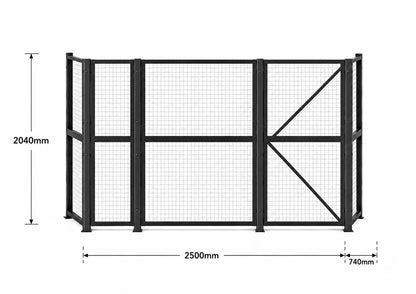Car Park Storage Cage Custom Fit for Parking Spaces-- 3 Sides
